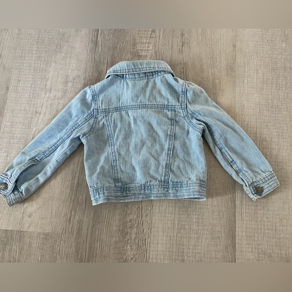 Nannette kids size 3T denim with bows jean jacket - Picture 4 of 10